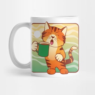 Morning Coffee Cat Mug